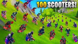 100 Player SCOOTER ARMY!! - Fortnite Funny and Daily Best Moments Ep. 1562