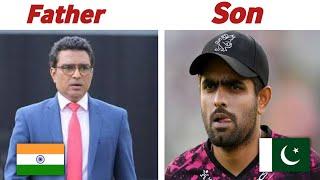 Top 10 Real Father Son In Cricket | Father Son Cricket Families