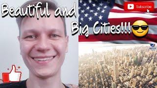 Russian Guy Reacts to Top 10 Biggest Cities in USA | Largest Cities by Population 2021 !!!