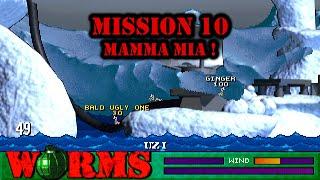 Old Games - Worms 1 HD / Mission 10 ▪ Mamma Mia ! / PC