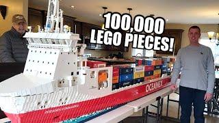 Massive LEGO Container Ship Oceanex Connaigra 