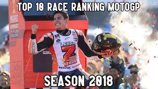 [2018] TOP 10 RACE RANKING HISTORY POINT MOTOGP