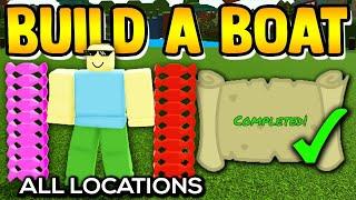 ALL 10 CANDY LOCATIONS!! | Build a boat for Treasure ROBLOX