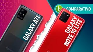 GALAXY A71 vs NOTE 10 LITE: INTERMEDIÁRIO PREMIUM enfrenta "TOP DE LINHA" com S PEN | Comparativo