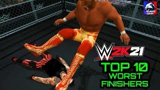 WWE 2K21 PS2:Top 10 Worst/Lame Finishers Of All Time(MUST WATCH)