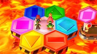 Mario Party The Top 100 Minigames - Mario vs Luigi vs Peach vs Yoshi