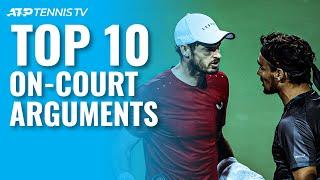 Top 10 On-Court ATP Tennis Arguments!