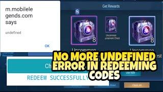 FIXED UNDEFINED ERRORS IN GIFTCODE - MOBILE LEGENDS BANG BANG