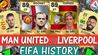 MANCHESTER UNITED VS LIVERPOOL FIFA ULTIMATE TEAM HISTORY!! FT. ROONEY, TORRES ETC... (FIFA 10-20)