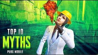 TOP 10 NEW MYTHS IN PUBG MOBILE [ NEW MYTH BUSTERS ] #PART - 1 ( हिन्दी में  )