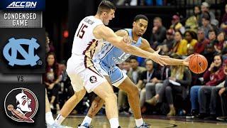 North Carolina vs. Florida State Condensed Game | 2019-20 ACC Men's Basketball