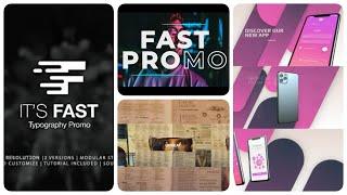 TOP 10 Fast Promo After Effects Template 