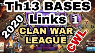 Anti 2 Star TH13 Top 10 War Base / Trophy Base  2020 + Link | Base for CWL | Clash Of Clans