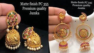 latest one gram gold ear rings collections for best price