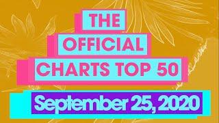UK Official Singles Chart Top 50 (25th September, 2020)