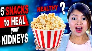 TOP 5 Kidney Friendly SNACKS [Food Good for Kidney Health] DEBUNKING Lies of Mainstream Nutrition