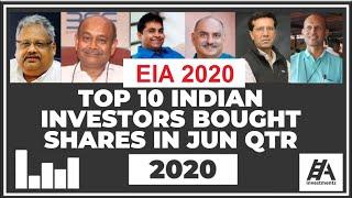 Top 10 Indian Investors Bought Shares in June Quarter 2020 Explained in Tamil | EIA 2020 #EIA2020