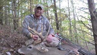 Hunting public land self filmed bow hunt 10 point buck in the Ozark National Forest - Arkansas