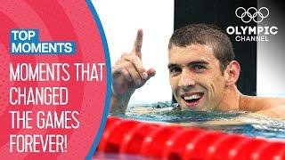 Top 10 Game Changing Moments at the Olympics | Top Moments