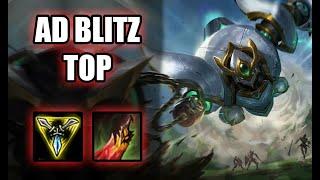 AD BLITZCRANK TOP - Vs Sett - League of Legends Full Game Replay Commentary