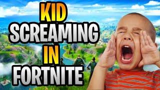 Kid Screaming In Fortnite (Trolling)