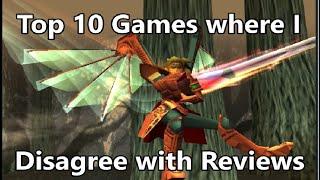 Top 10 Games Where I Disagree with the Reviewers