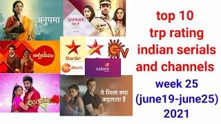 top 10 trp rating indian serials and channels week 25 2021