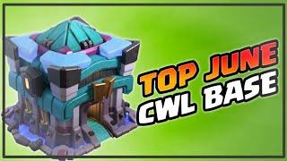 TOP 10 CWL BASE JUNE | NEW UPDATE | NEW DEFENSE | end of June session | Clash Of Clans