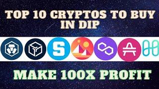 Top 10 Cryptos to Buy in Market Crash | Best Crypto Projects of 2021| Dont Miss This!!!