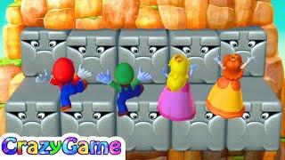 Mario Party 10 Top 30 Best Minigames Collection Mario Vs Peach Vs Luigi Vs Daisy