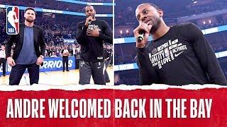 Warriors Welcome Andre Iguodala Back To The Bay!