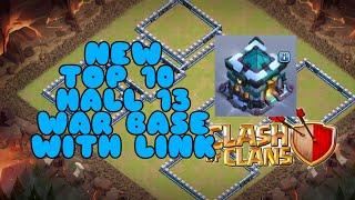 NEW TOP 10 HALL 13 WAR BASE 2020 WITH LINKS: - TOP 10 BEST TH13 WAR BASE WITH LINKS COC