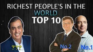 TOP 10 RICHEST PEOPLE'S IN THE WORLD 2020|| AFTER RICH MUKESH AMBANI TAKE 5TH POSITION 2020