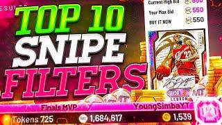 TOP 10 BEST SNIPE FILTERS TO MAKE MILLIONS OF MT ON NBA 2K20 MYTEAM (July 2020)