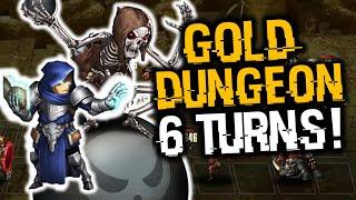 Farming Gold Dungeon In 6 Turns! (Experimental) | Brown Dust