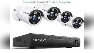 Top 10 5MP Home Security Camera System Outdoor, SAFEVANT 8 Channel Outdoor Indoor CCTV AHD DVR Kits
