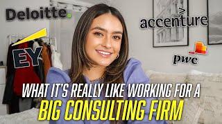 WHAT ITS REALLY LIKE WORKING FOR A CONSULTING FIRM: interview process, work life balance, and more