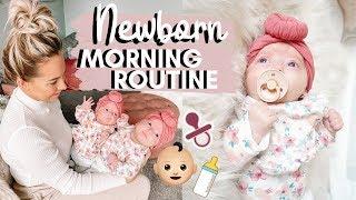 REAL NEWBORN MORNING ROUTINE | Lucy Jessica Carter