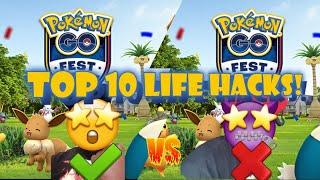 2020 GO FEST PREP: MY TOP 10 FAVORITE LEGAL POKEMON GO LIFE HACKS! &5 NOT LEGAL HACKS!