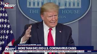 "WE WERE SO FAST" Trump defends reaction to COVID-19 pandemic