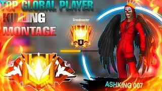 Top Global 8th Position || Killing Montage / Ash king 007