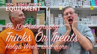 Top 10 Photography Tricks Or Treats, Holga Week 2020, and more at Don's Used Photo Equipment