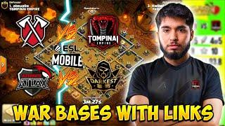 Top 10 Th14 Anti 3 Star War Bases | Tribe Gaming VS Tompinai Empire | ATN.aTTaX VS Darkest Muzhan |