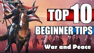 Top 10 Tips for NEW Players in War and Peace American Civil War