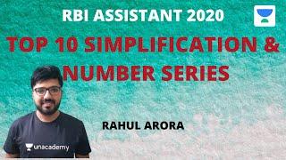 RBI Assistant | Top 10 Missing Number Series and Simplification | Rahul Arora