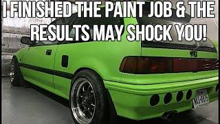 Part 2-Finishing The Green Paint Job  (The End Result May Shock You)