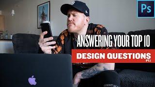 TOP 10 MOST FREQUENTLY ASKED QUESTIONS I GET ABOUT T-SHIRT DESIGN (PART 1) WATCH THIS BEFORE YOU DM!