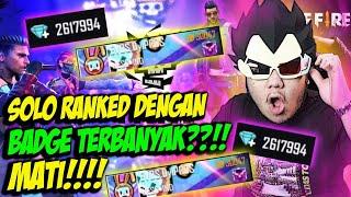 RASANYA SOLO RANKED PAKE BUNDLE EP BARU + BADGE TERBANYAK SEDUNIA AUTO MATI! - FREE FIRE INDONESIA