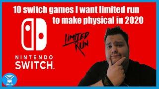 10 Switch games I want limited run to make physical in 2020