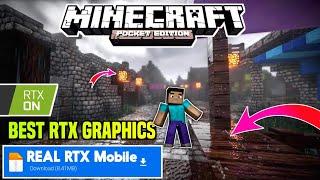 RTX For Minecraft Pe | Rtx In Minecraft Pe | Minecraft RTX Graphics | in hindi | 2021 |MCPE